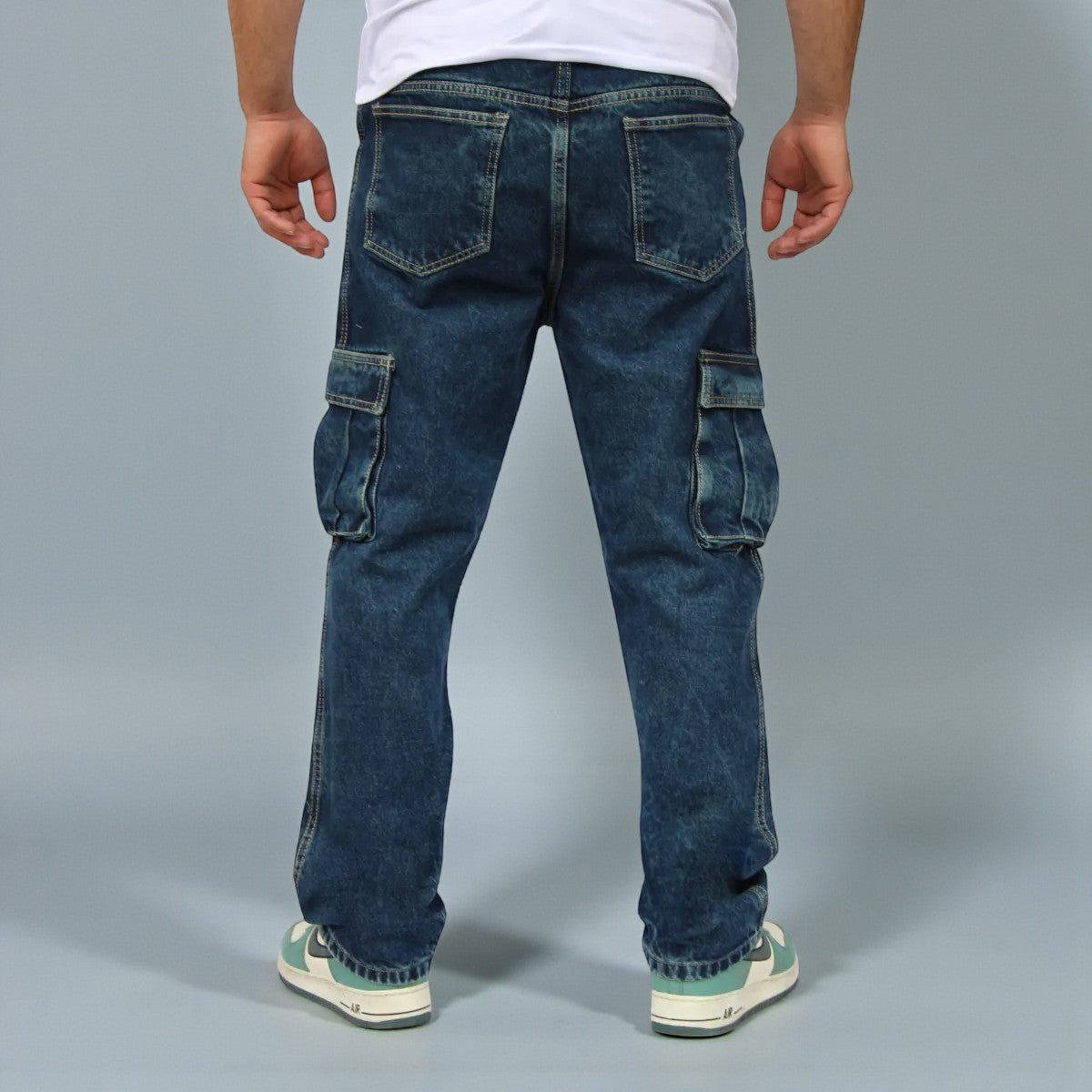 Pantalón Cargo de Mezclilla John Silver