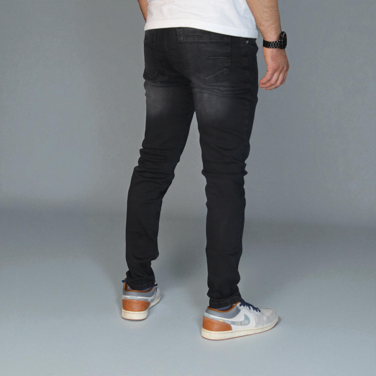 Pantalon Skinny De Mezclilla Stretch John Silver Para Hombre con destrucción
