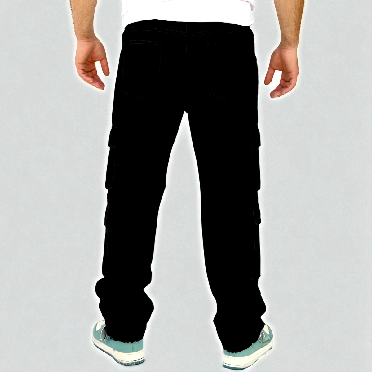 Pantalón Doble Cargo de Mezclilla John Silver