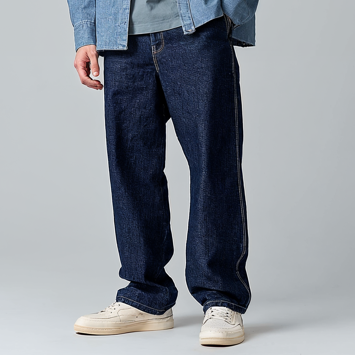 Pantalón De Mezclilla Semibaggy John Silver