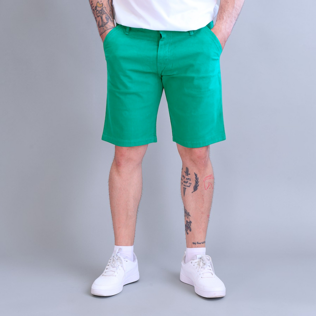 Bermuda Short de Gabardina Stretch John Silver