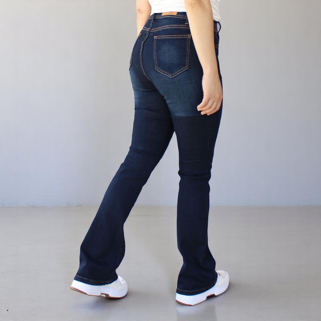 Pantalón Semi Acampanado Mezclilla Stretch Dama John Silver