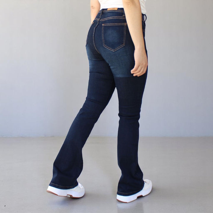Pantalón Semi Acampanado Mezclilla Stretch Dama John Silver