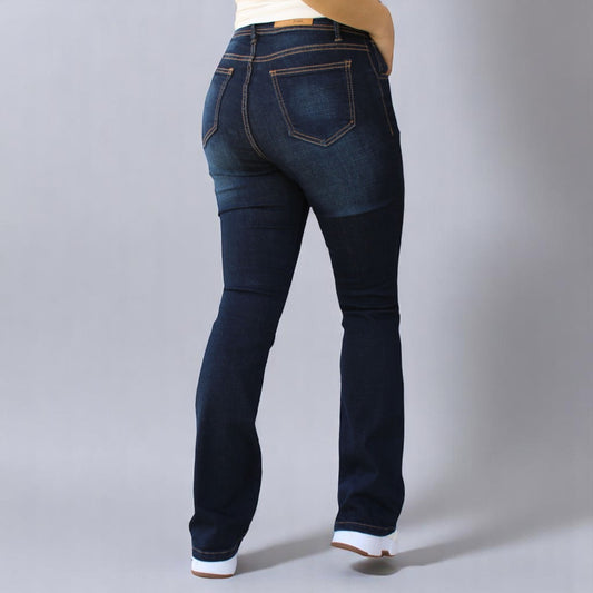 Pantalón Semi Acampanado Mezclilla Stretch Dama John Silver
