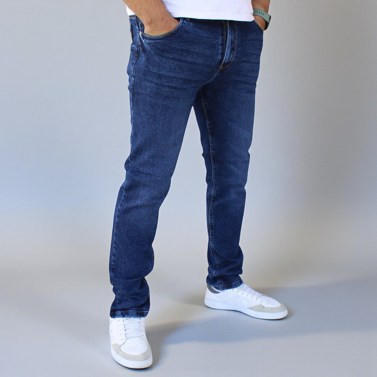 Pantalón Slim Fit de Mezclilla Stretch John Silver