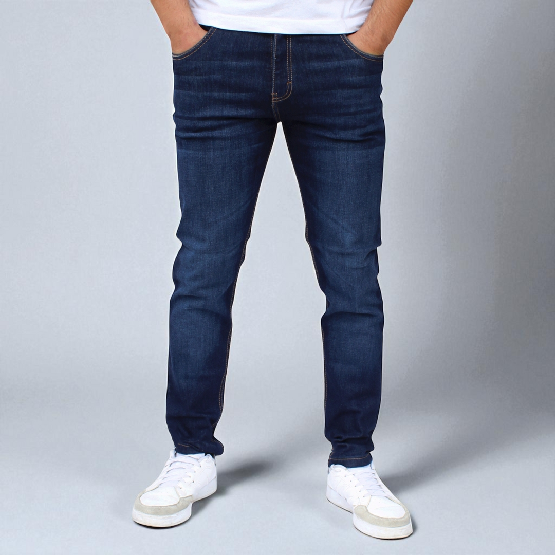 Pantalón Semiskinny de Mezclilla Stretch John Silver