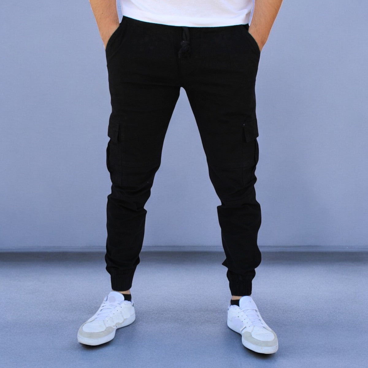 Pantalón Jogger Cargo de Gabardina Stretch John Silver