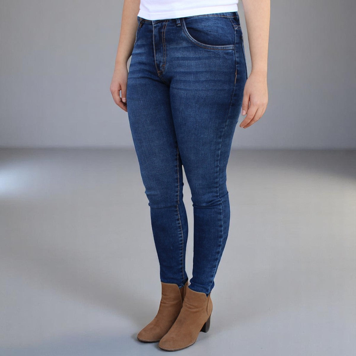 Pantalón Skinny Mezclilla Stretch Dama John Silver