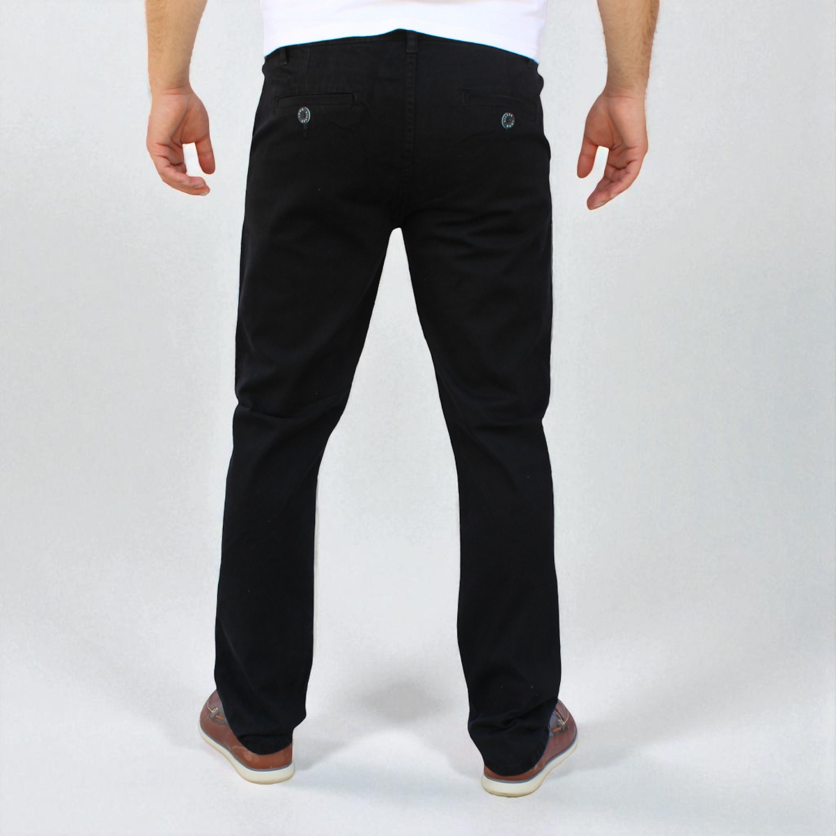 Pantalón Recto de Gabardina Stretch John Silver