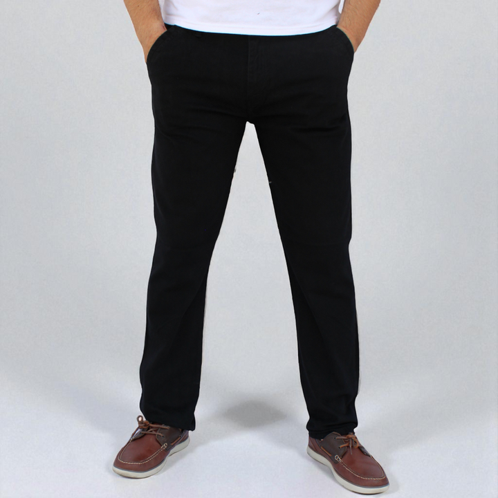 Pantalón Recto de Gabardina Stretch John Silver