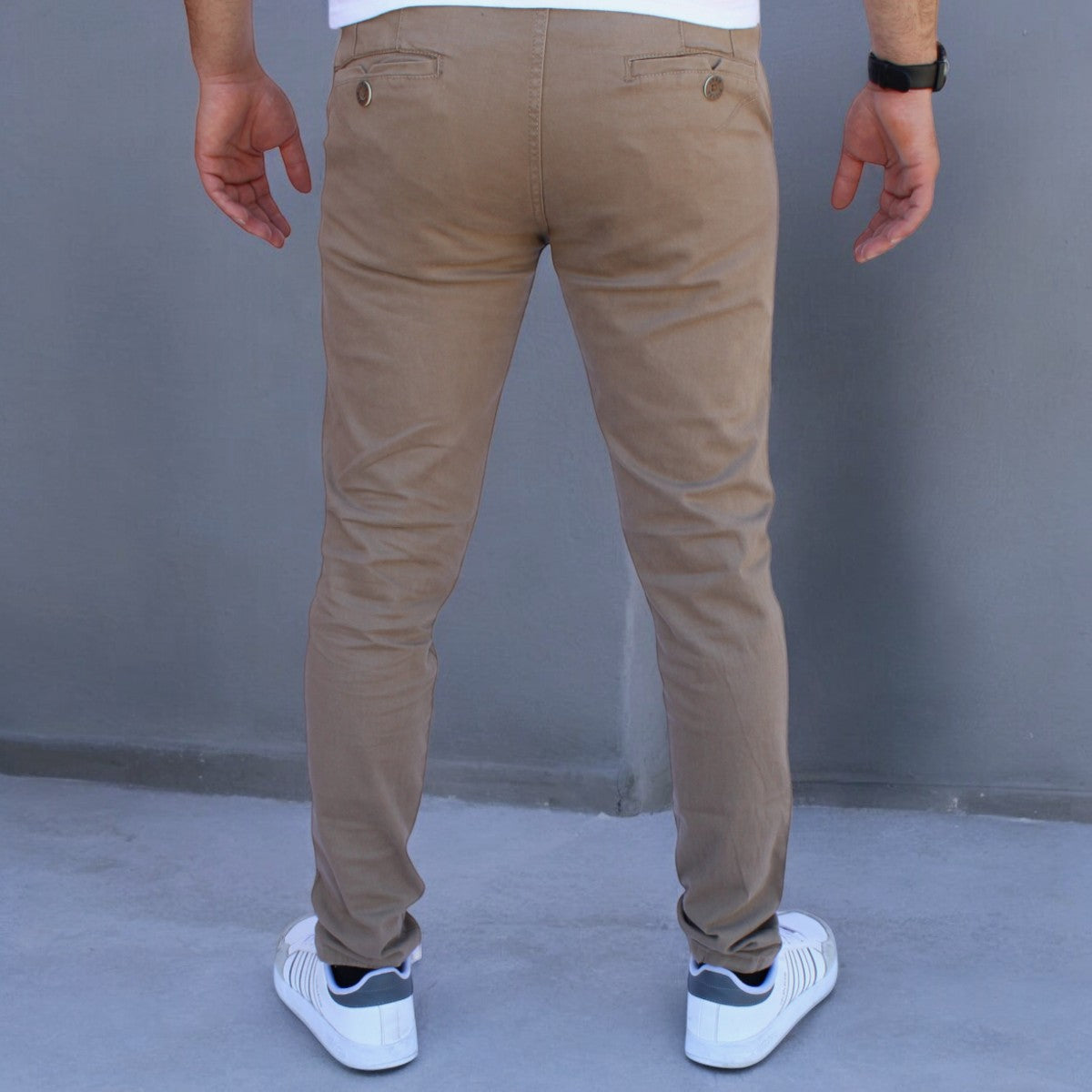 Pantalón Skinny de Gabardina stretch Para Hombre John Silver