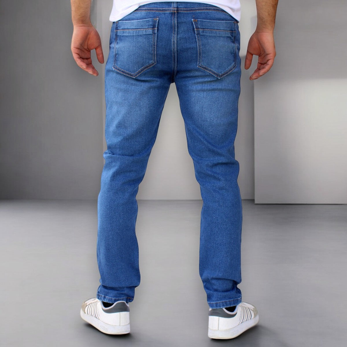 Pantalón Slim Fit de Mezclilla Stretch John Silver