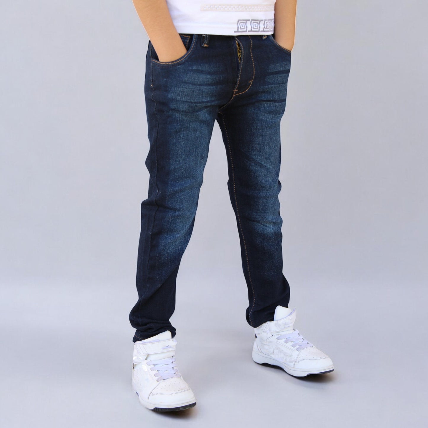 Pantalón Semiskinny de Mezclilla Stretch Para Niño John Silver