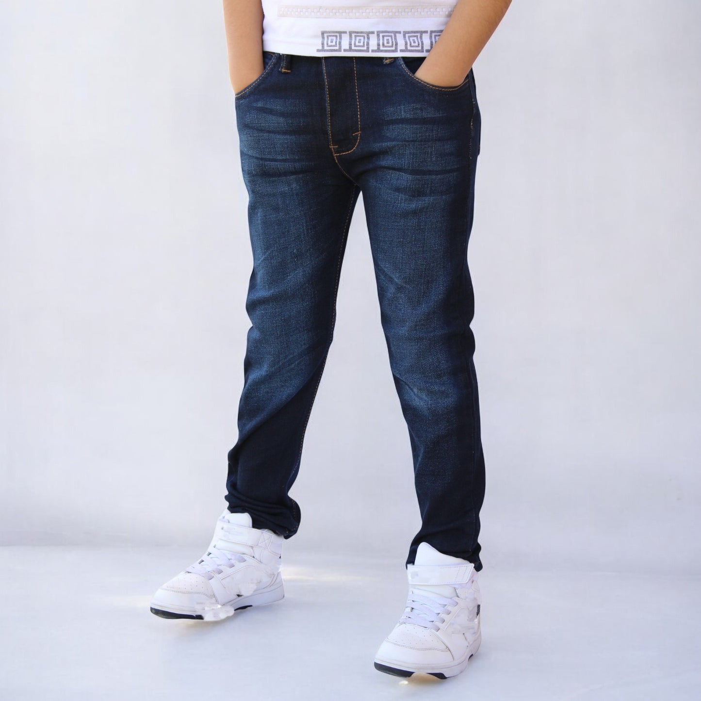 Pantalón Semiskinny de Mezclilla Stretch Para Niño John Silver