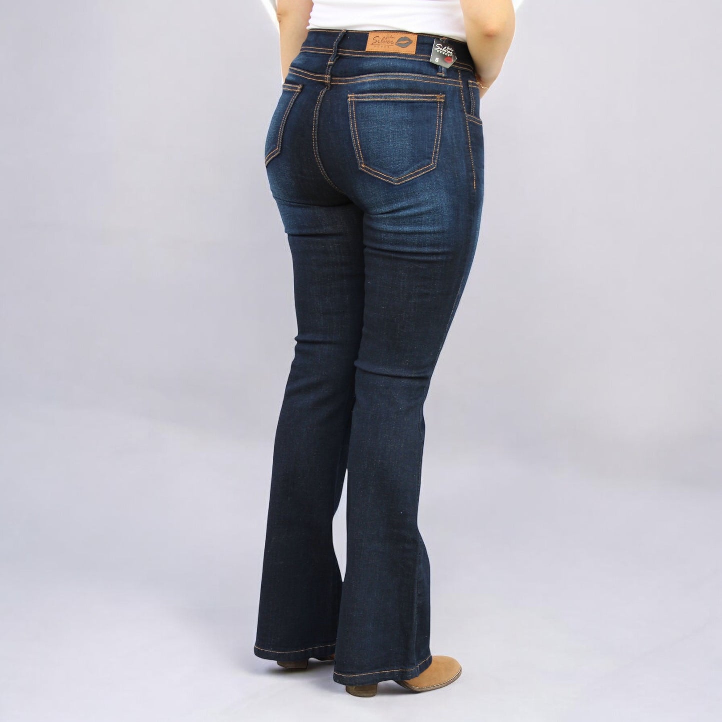 Pantalón Acampanado Mezclilla Stretch Dama John Silver