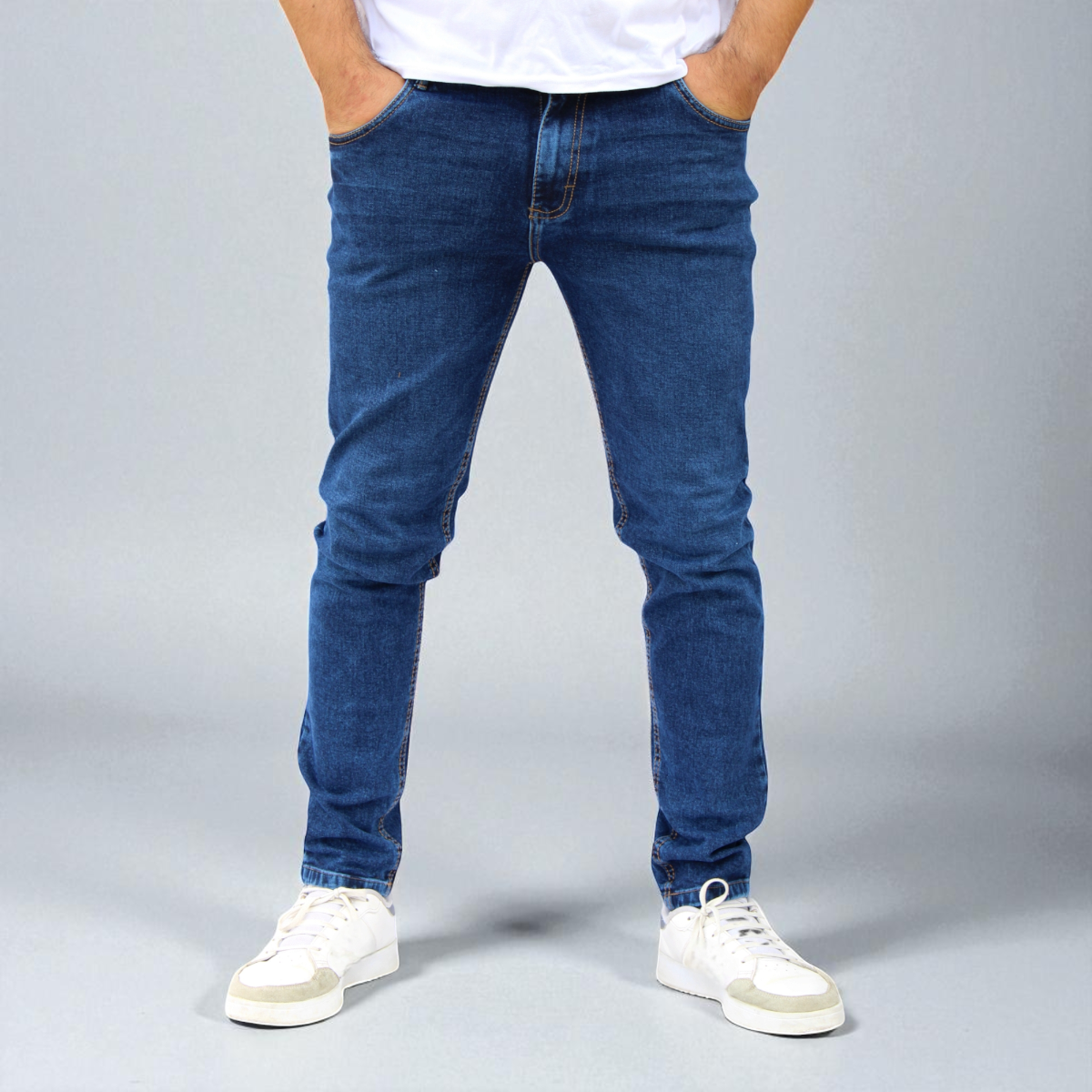 Pantalón Semiskinny de Mezclilla Stretch John Silver