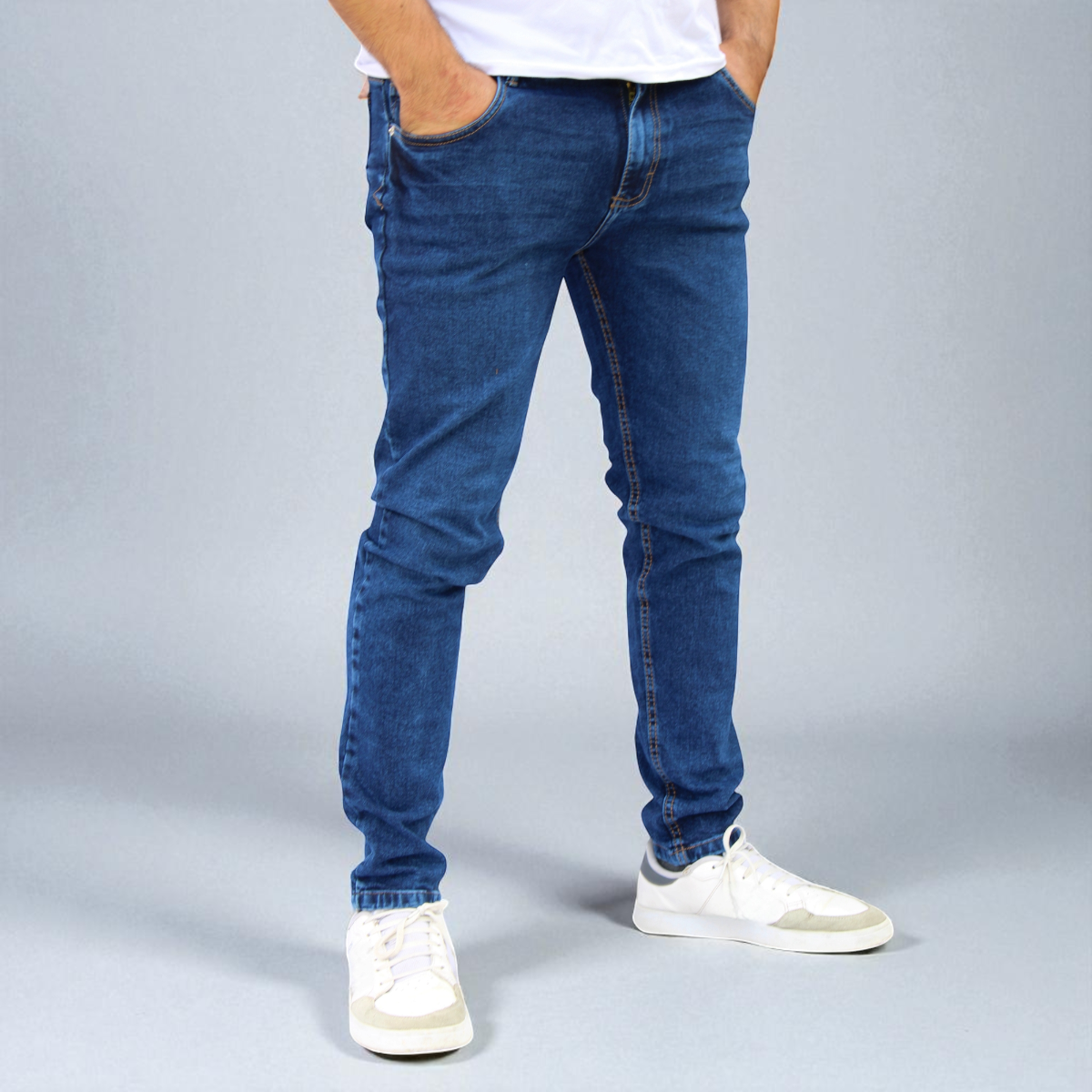 Pantalón Semiskinny de Mezclilla Stretch John Silver