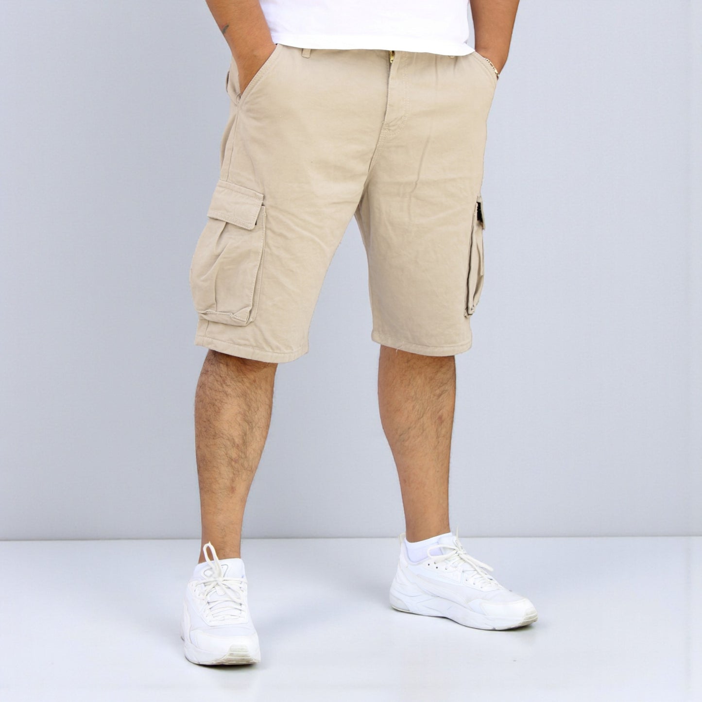 Bermuda Cargo De Gabardina Rígida John Silver