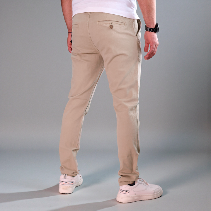Pantalón Skinny de Gabardina stretch Para Hombre John Silver
