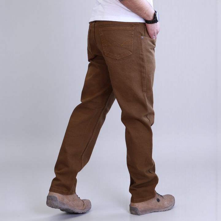 Pantalón Vaquero de Mezclilla Rígida Para Hombre John Silver