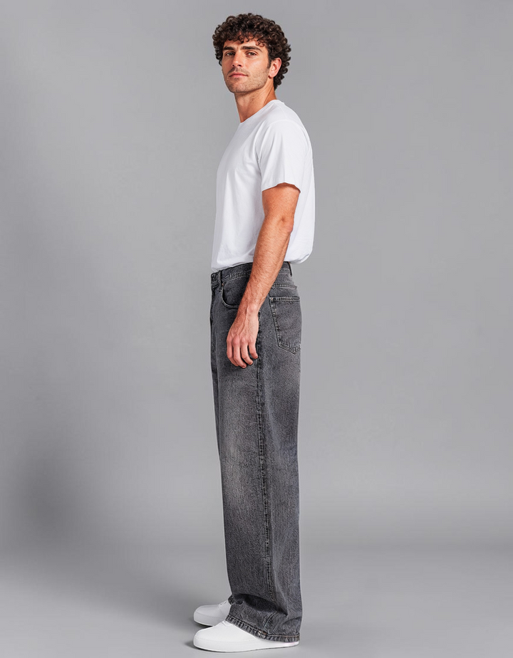 Pantalón Baggy de Mezclilla Rígida John Silver