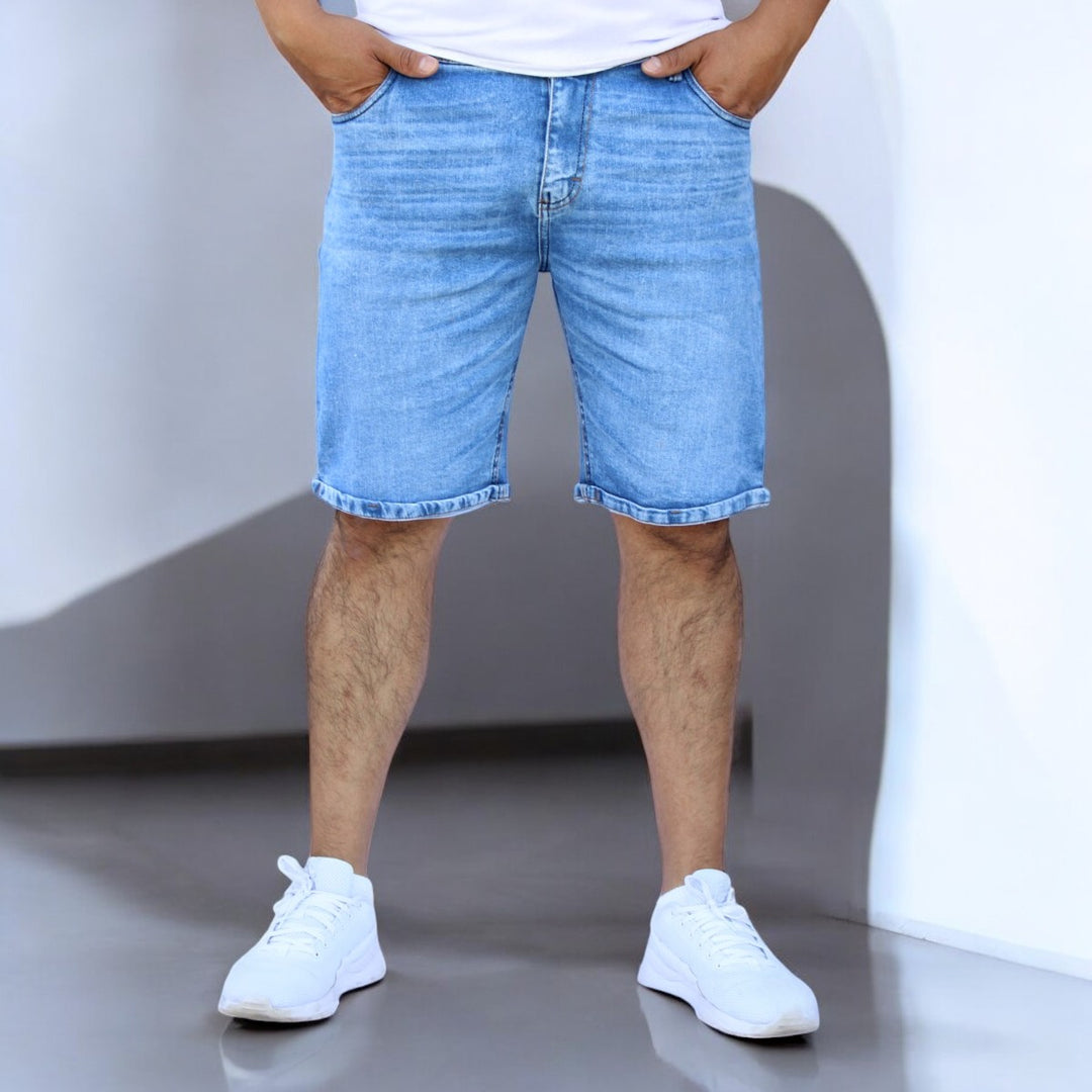 Bermuda Short De Mezclilla Stretch John Silver