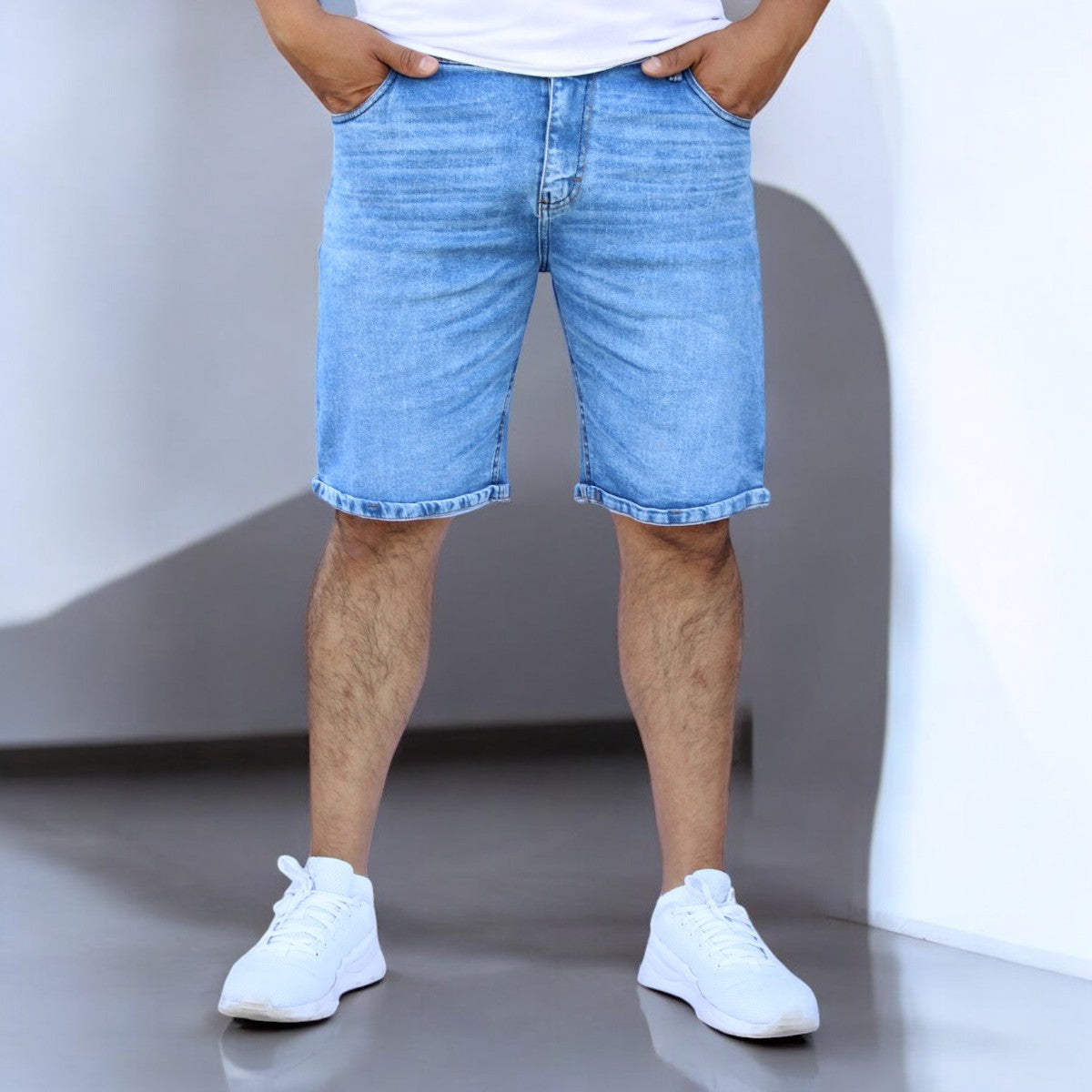 Bermuda Short De Mezclilla Stretch John Silver