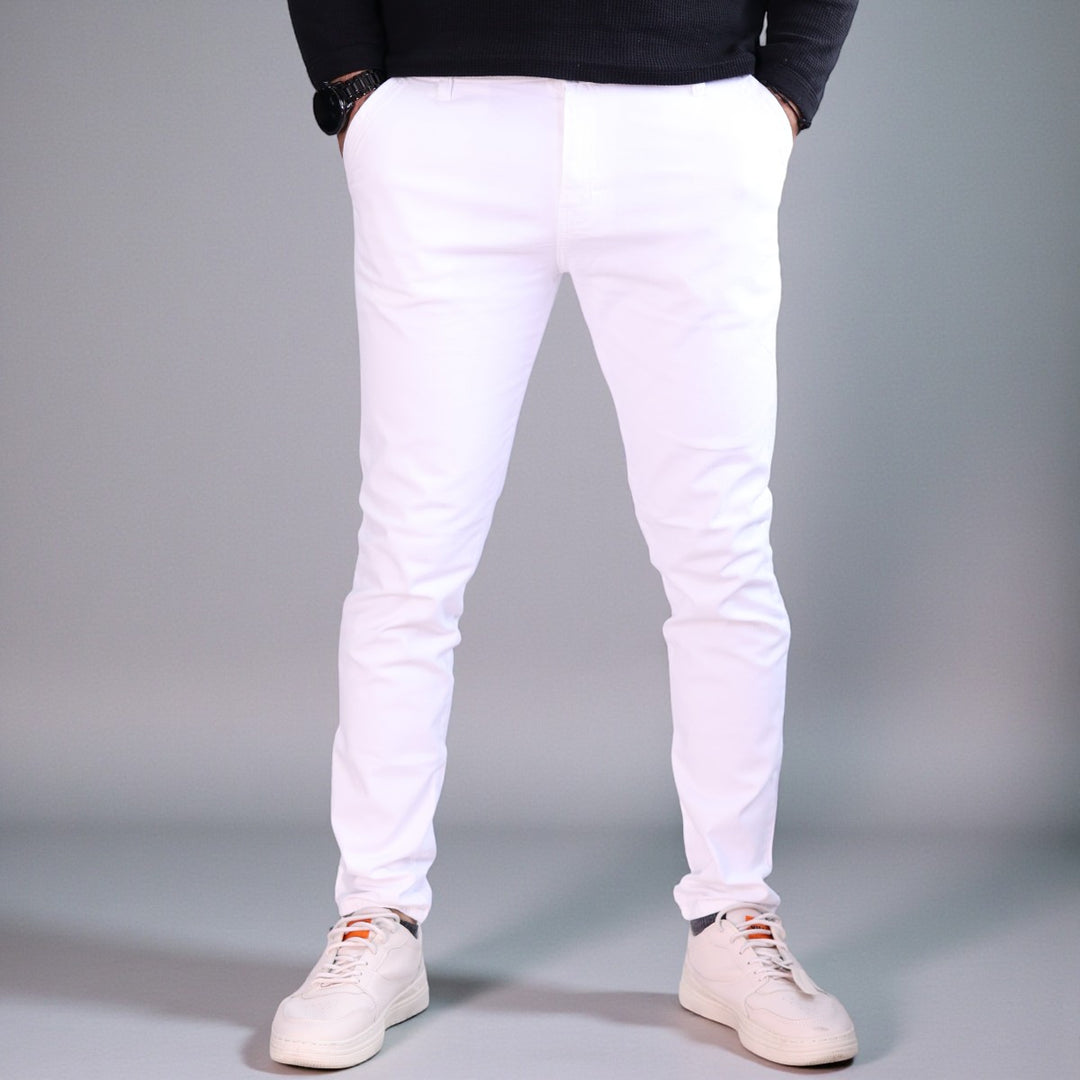 Pantalón Skinny de Gabardina stretch Para Hombre John Silver