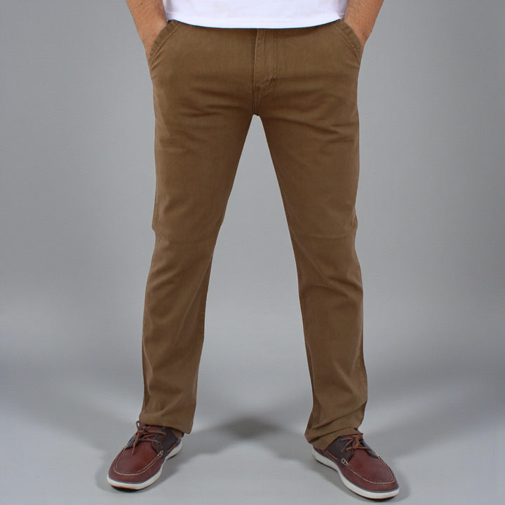 Pantalón Recto de Gabardina Stretch John Silver