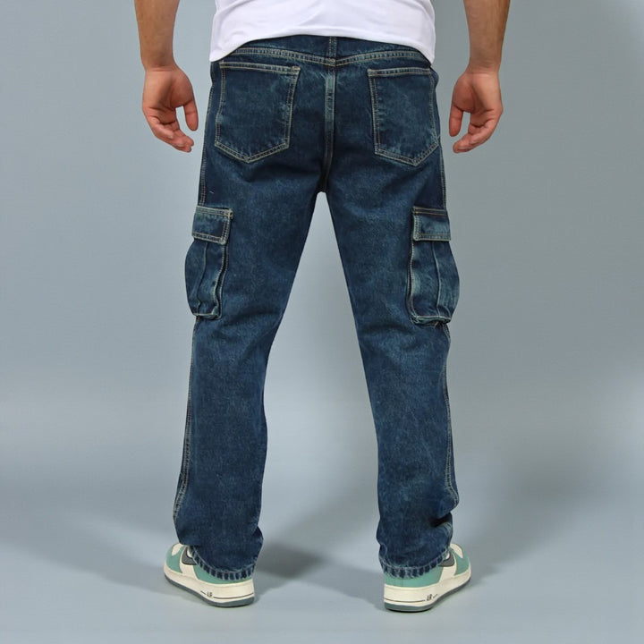 Pantalón Cargo de Mezclilla John Silver