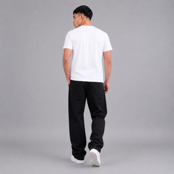 Pantalón Semibaggy de Mezclilla Rígida John Silver