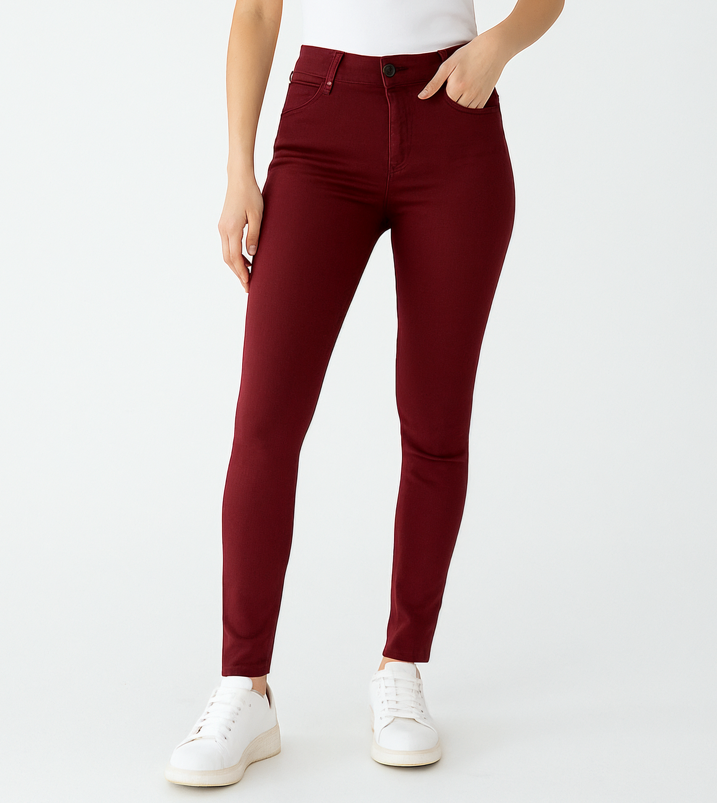Pantalón Skinny Gabardina Stretch Dama John Silver
