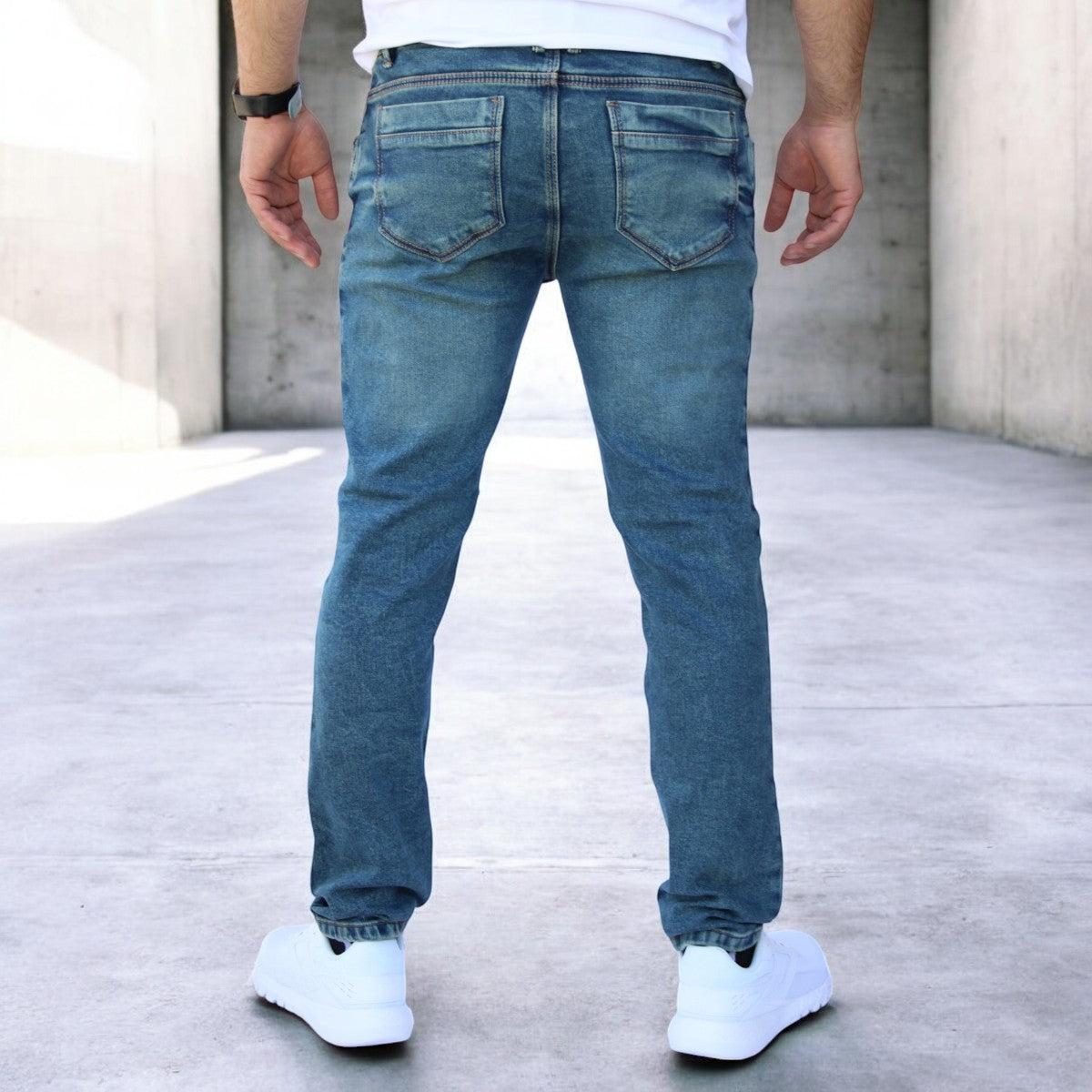 Pantalón Slim Fit de Mezclilla Stretch John Silver