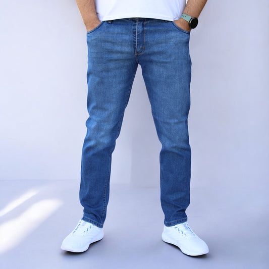 Pantalón Slim Fit De Mezclilla Stretch John Silver