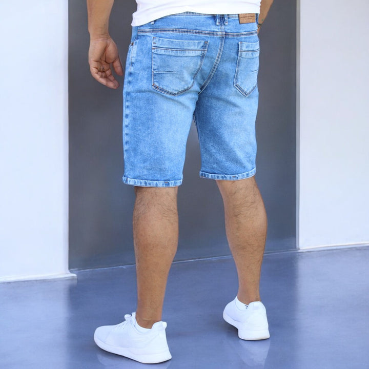 Bermuda Short De Mezclilla Stretch John Silver