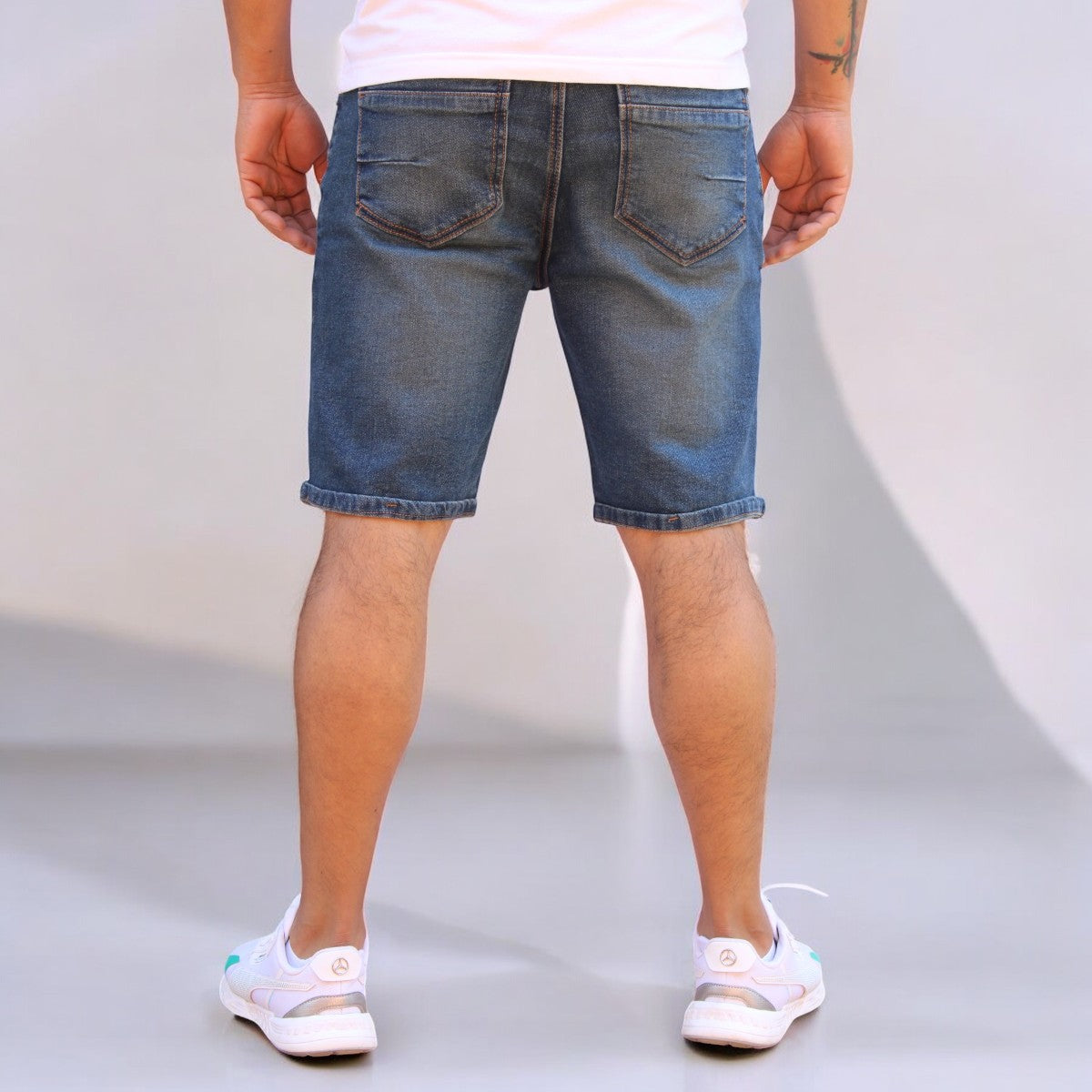 Bermuda Short De Mezclilla Stretch John Silver