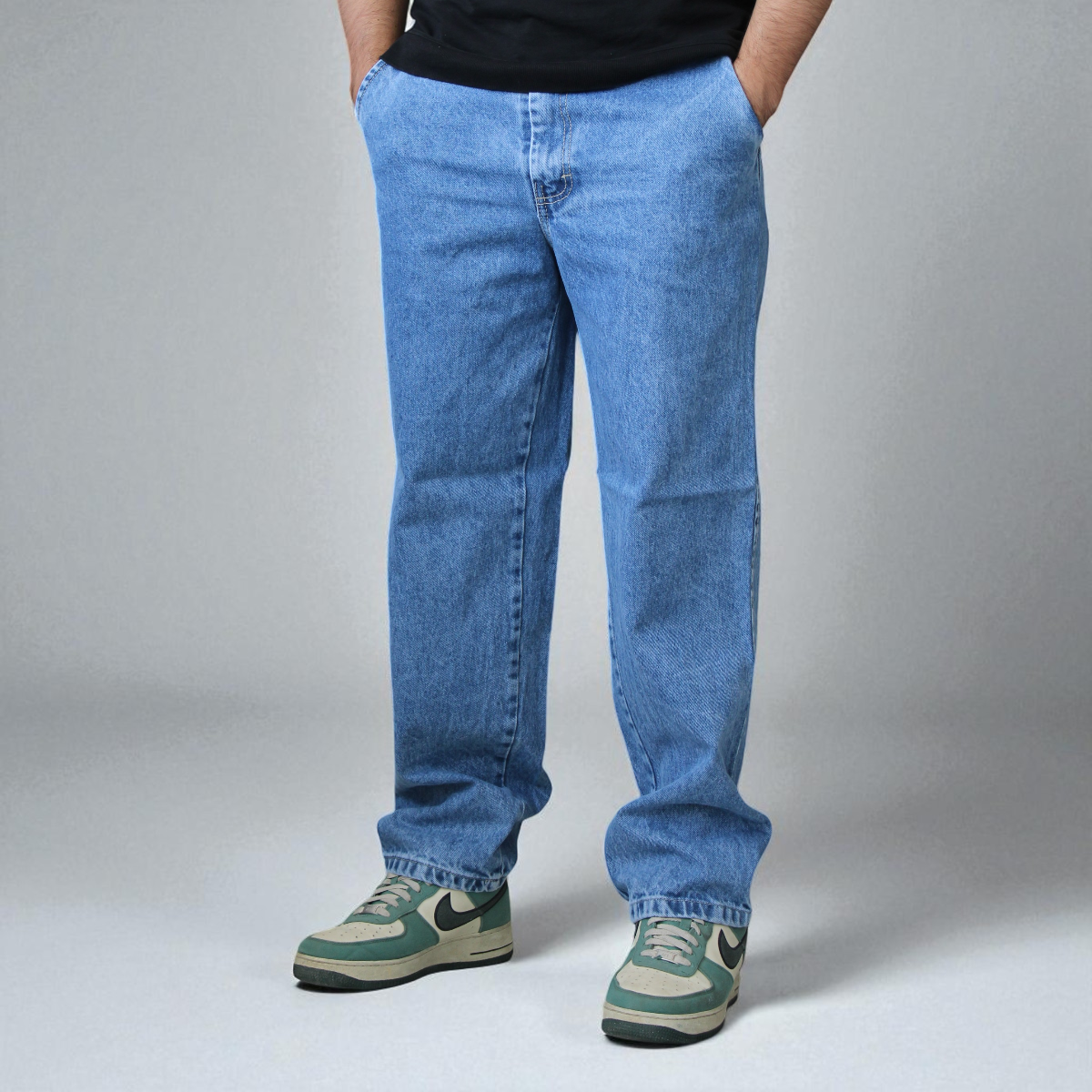 Pantalón De Mezclilla Semibaggy John Silver