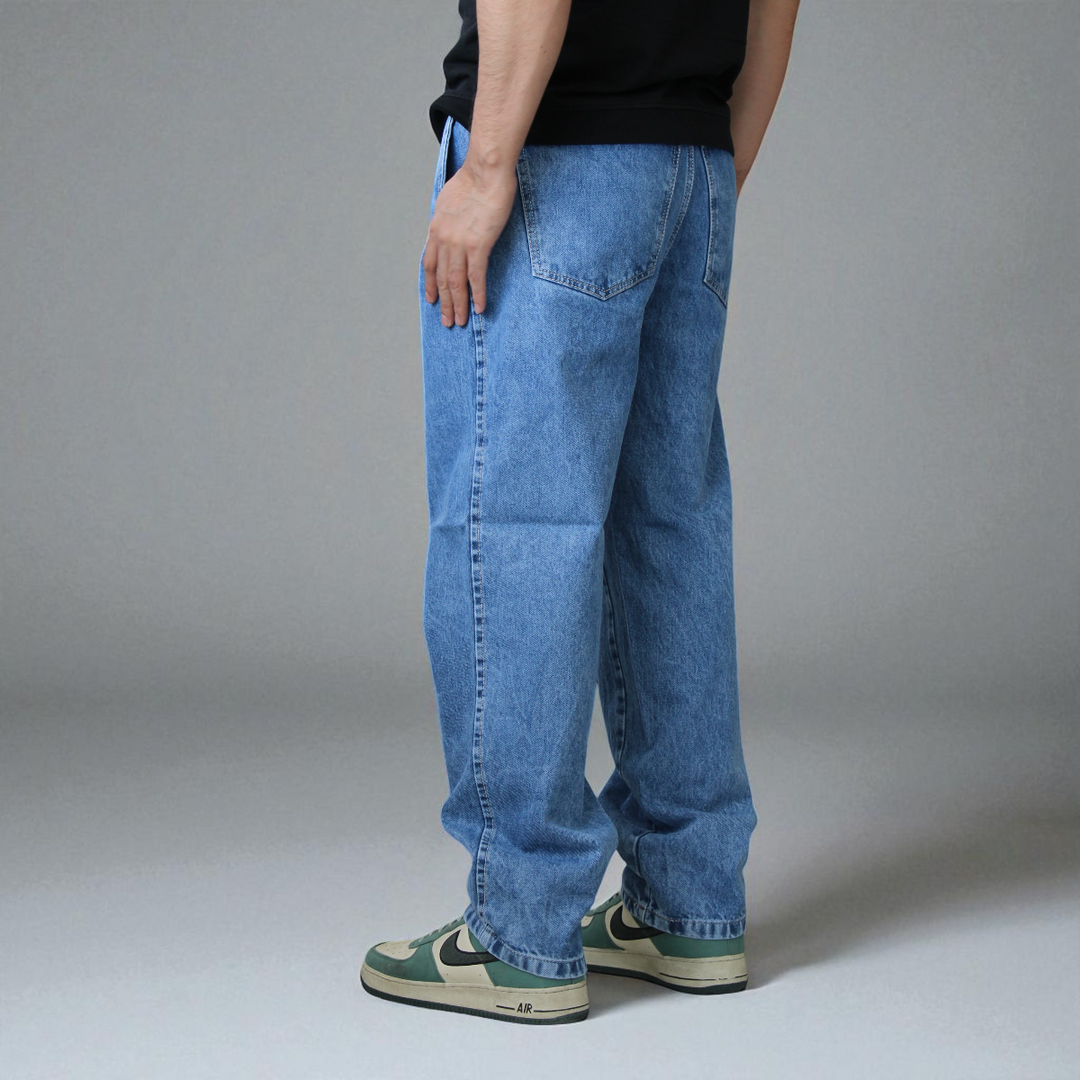 Pantalón De Mezclilla Semibaggy John Silver
