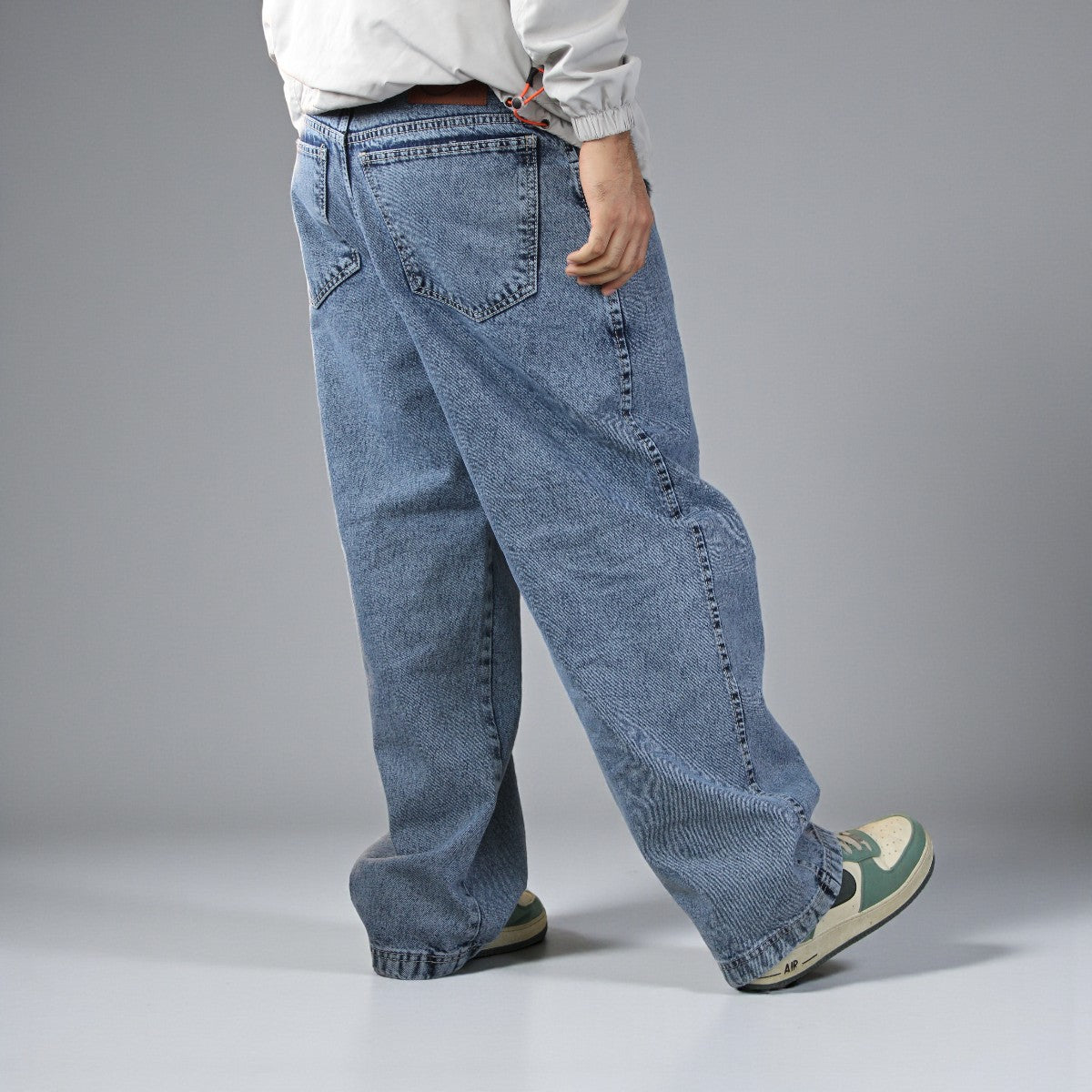 Pantalón De Mezclilla Baggy John Silver