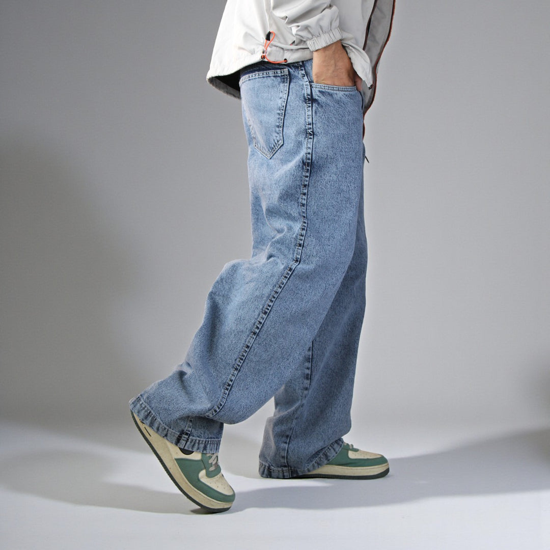 Pantalón De Mezclilla Baggy John Silver