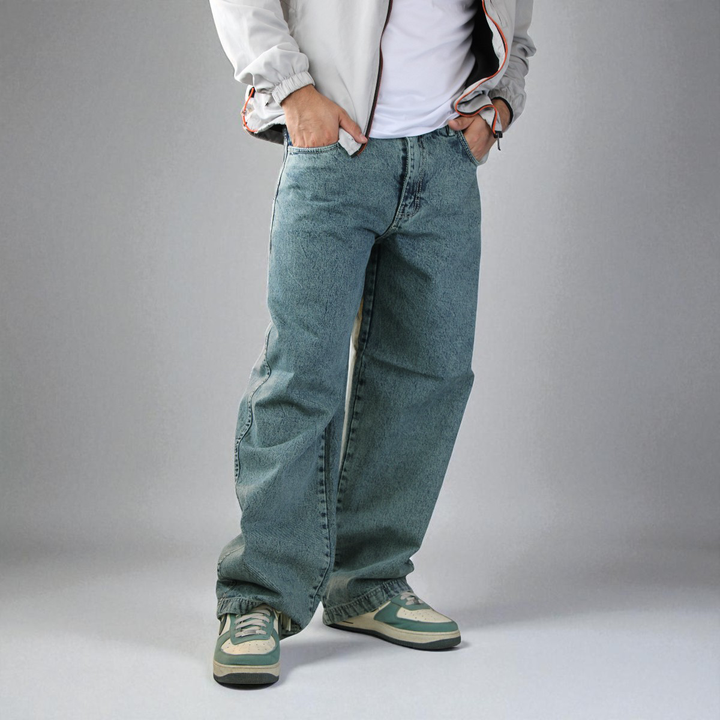 Pantalón De Mezclilla Baggy John Silver