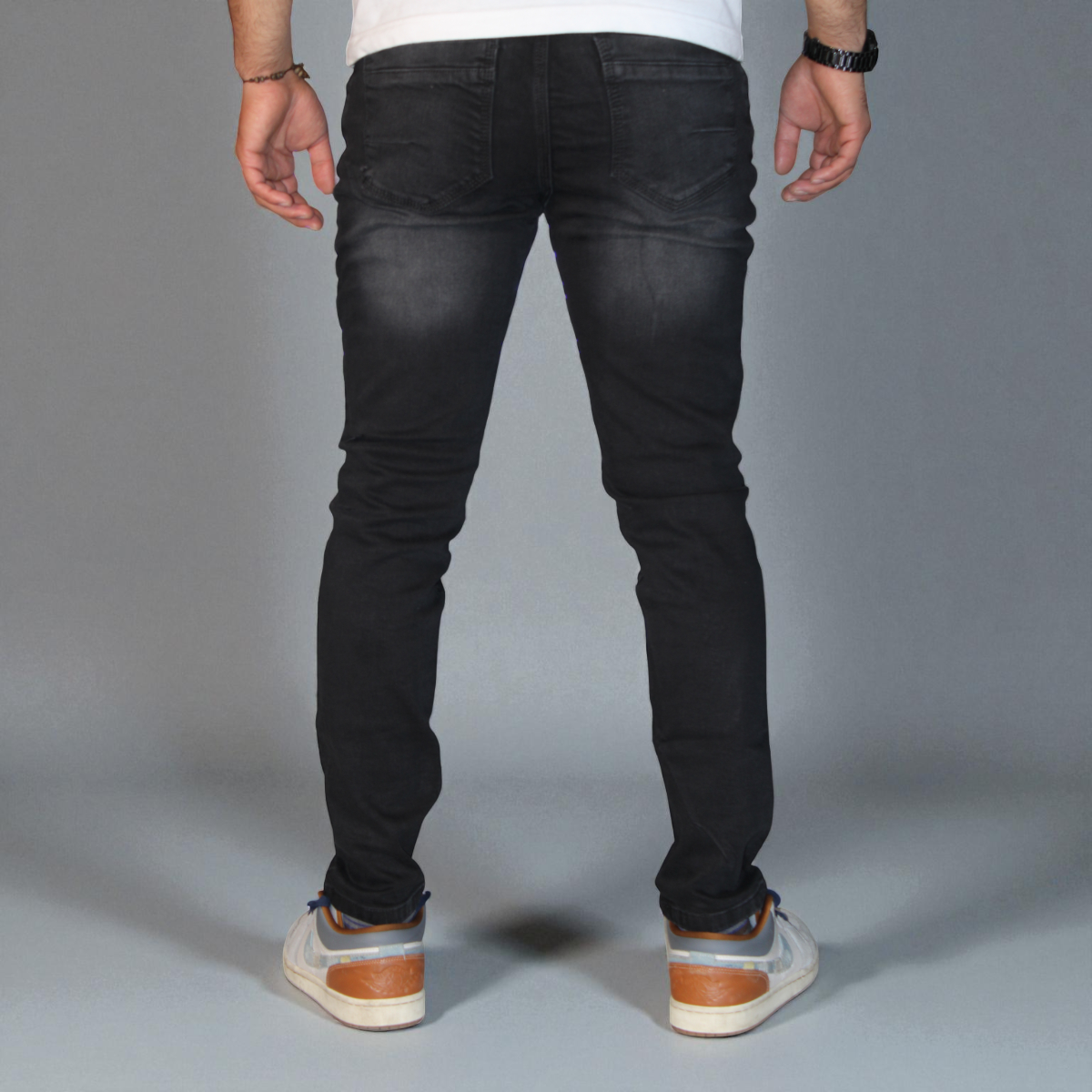 Pantalon Skinny De Mezclilla Stretch John Silver Para Hombre con destrucción