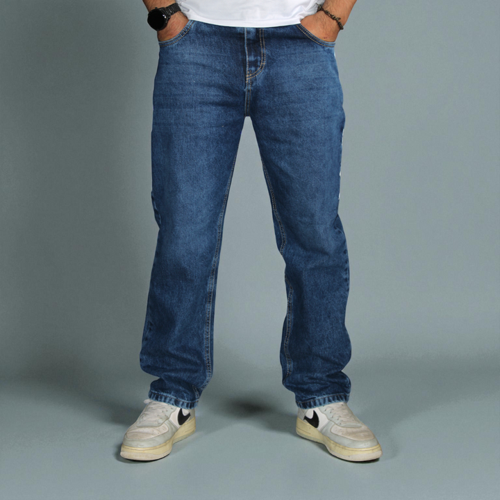 Pantalón De Mezclilla Recto John Silver