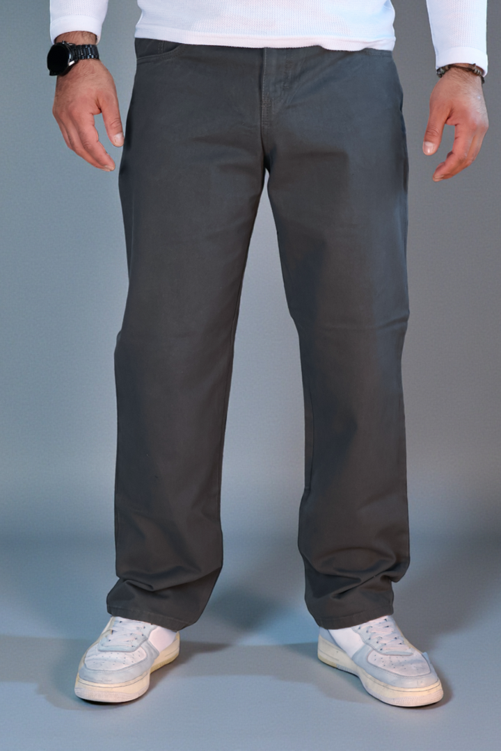 Pantalón Recto de Gabardina Rígida John Silver