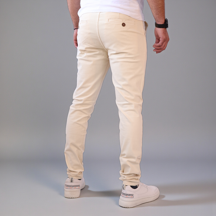 Pantalón Skinny de Gabardina stretch Para Hombre John Silver
