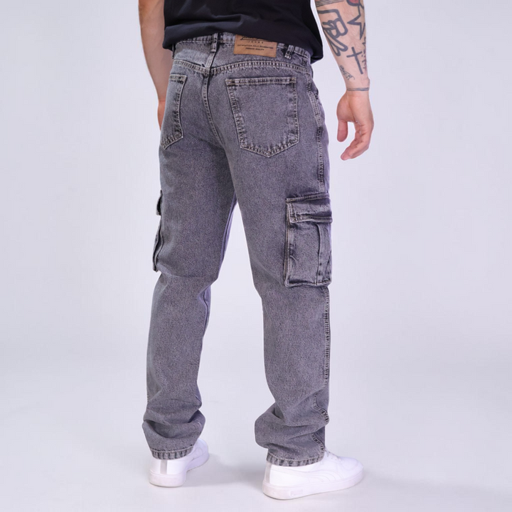 Pantalón Cargo de Mezclilla John Silver
