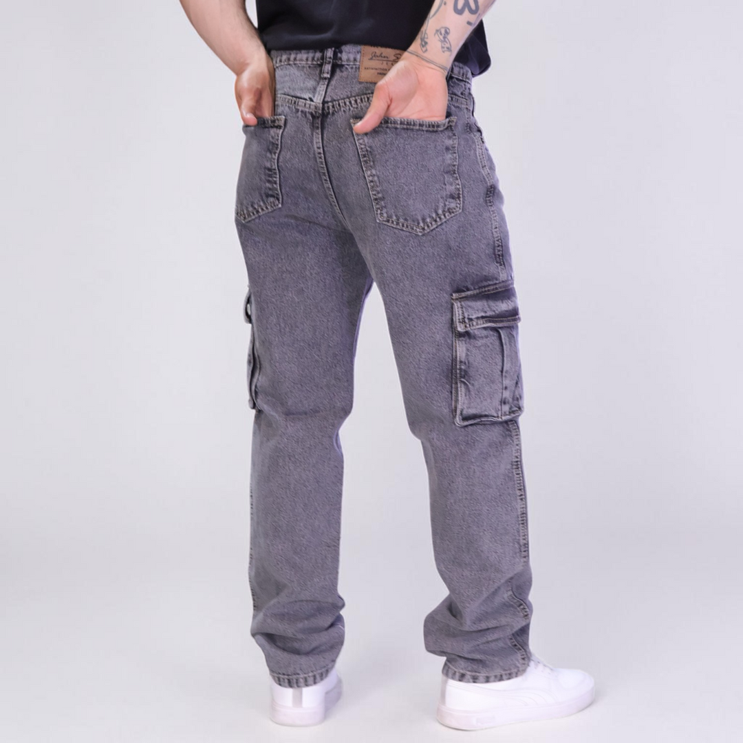 Pantalón Cargo de Mezclilla John Silver