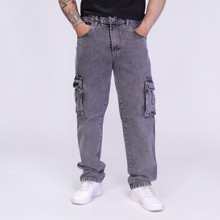 Pantalón Cargo de Mezclilla John Silver
