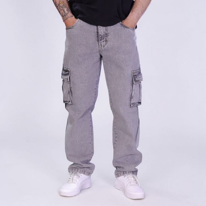 Pantalón Cargo de Mezclilla John Silver