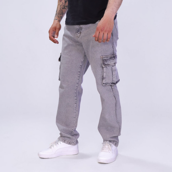 Pantalón Cargo de Mezclilla John Silver